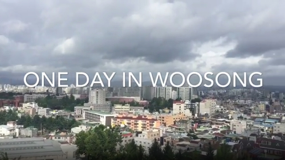 One Day in Woosong from new students' eyes